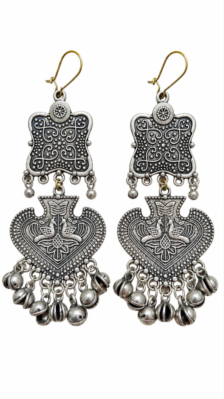Peacock Heritage Earrings